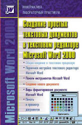 Информатика: Лабораторный практикум. Создание простых текстовых документов в текстовом редакторе Microsoft Word 2000.