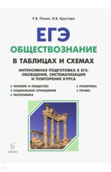 ЕГЭ. Обществознание в таблицах и схемах - Пазин, Крутова.